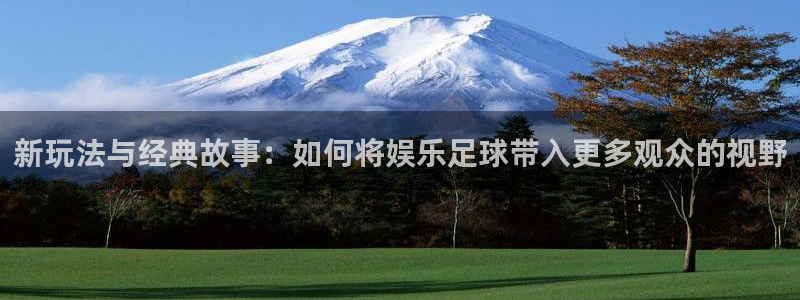 新玩法与经典故事：如何将娱乐足球带入更多观众的视野