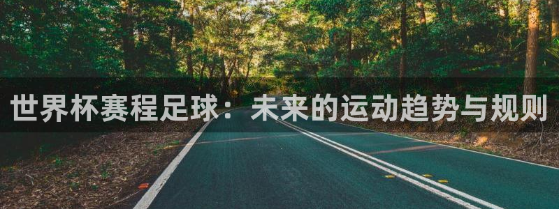 世界杯赛程足球：未来的运动趋势与规则