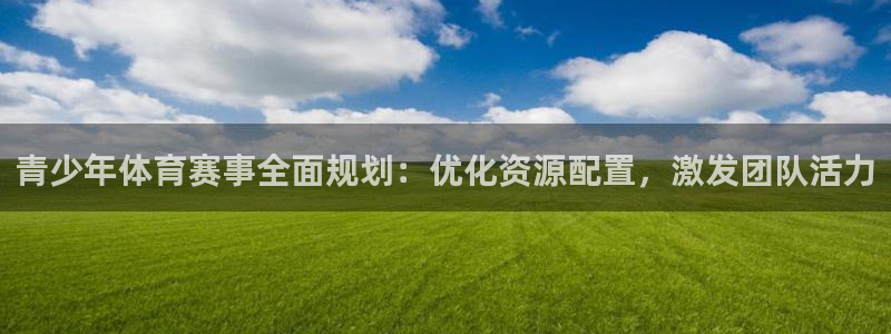青少年体育赛事全面规划：优化资源配置，激发团队活力